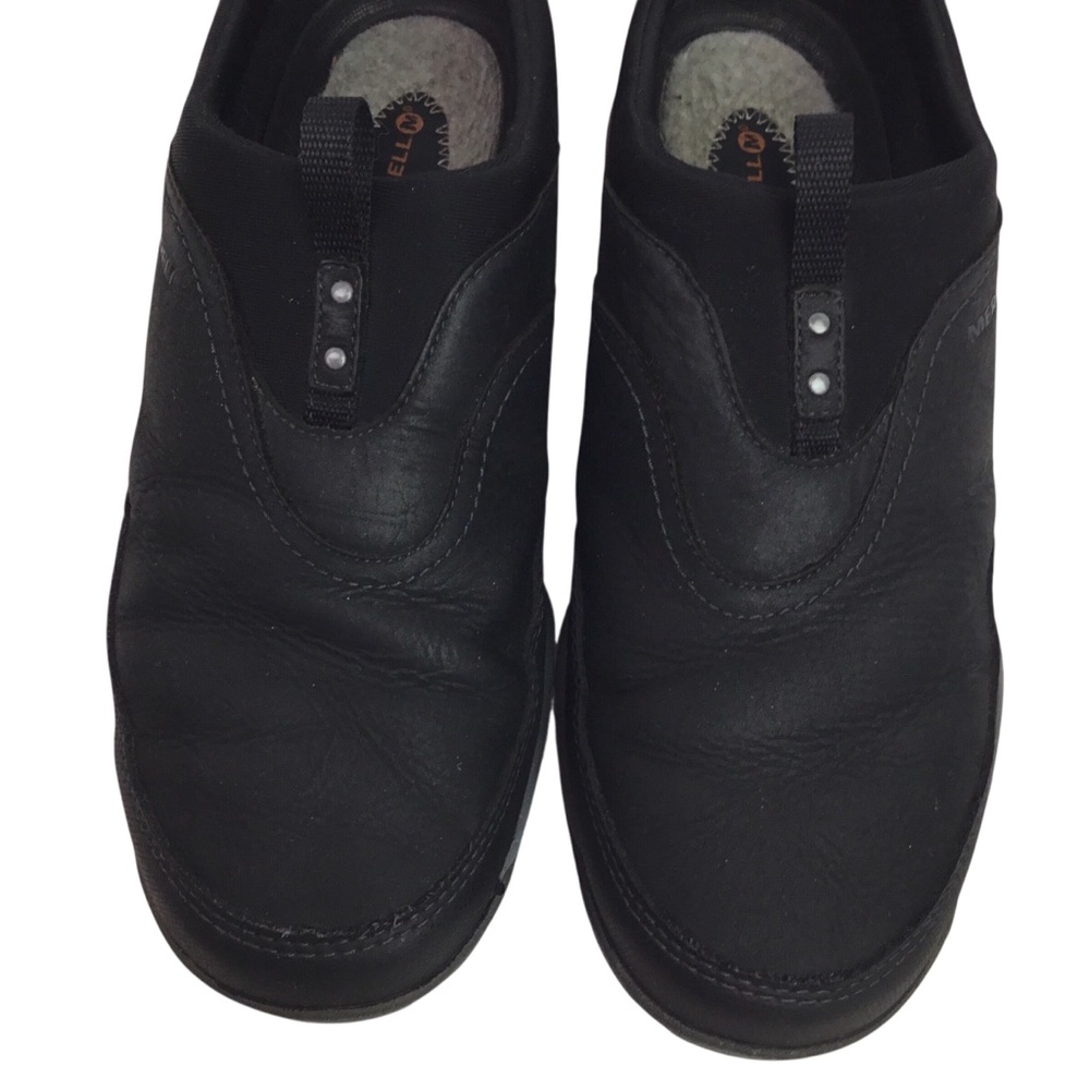 Merrell Bracken Insulated Nubuck Leather Waterproof Hiking Shoes Black - Picture 5 of 14